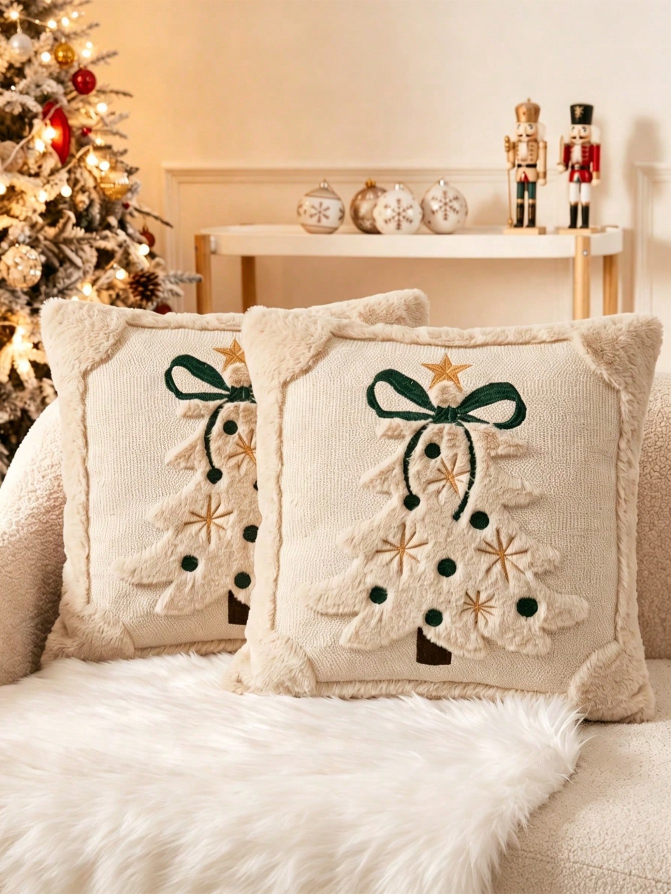 Pillow Insert 18X18 - 2 buah sarung bantal motif pohon