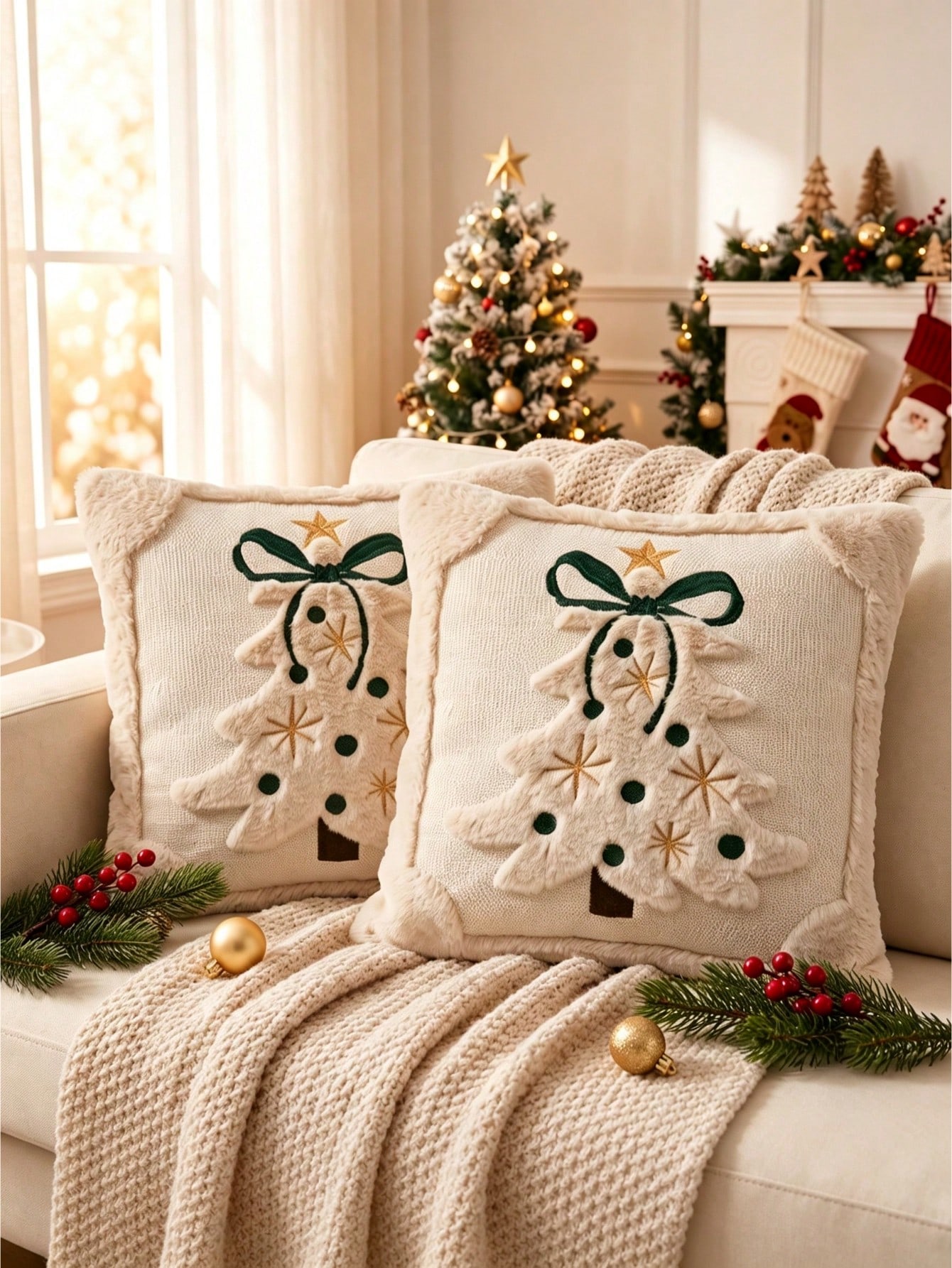 2 buah sarung bantal motif poh - Pillow Insert 18X18 ulasan dan harga